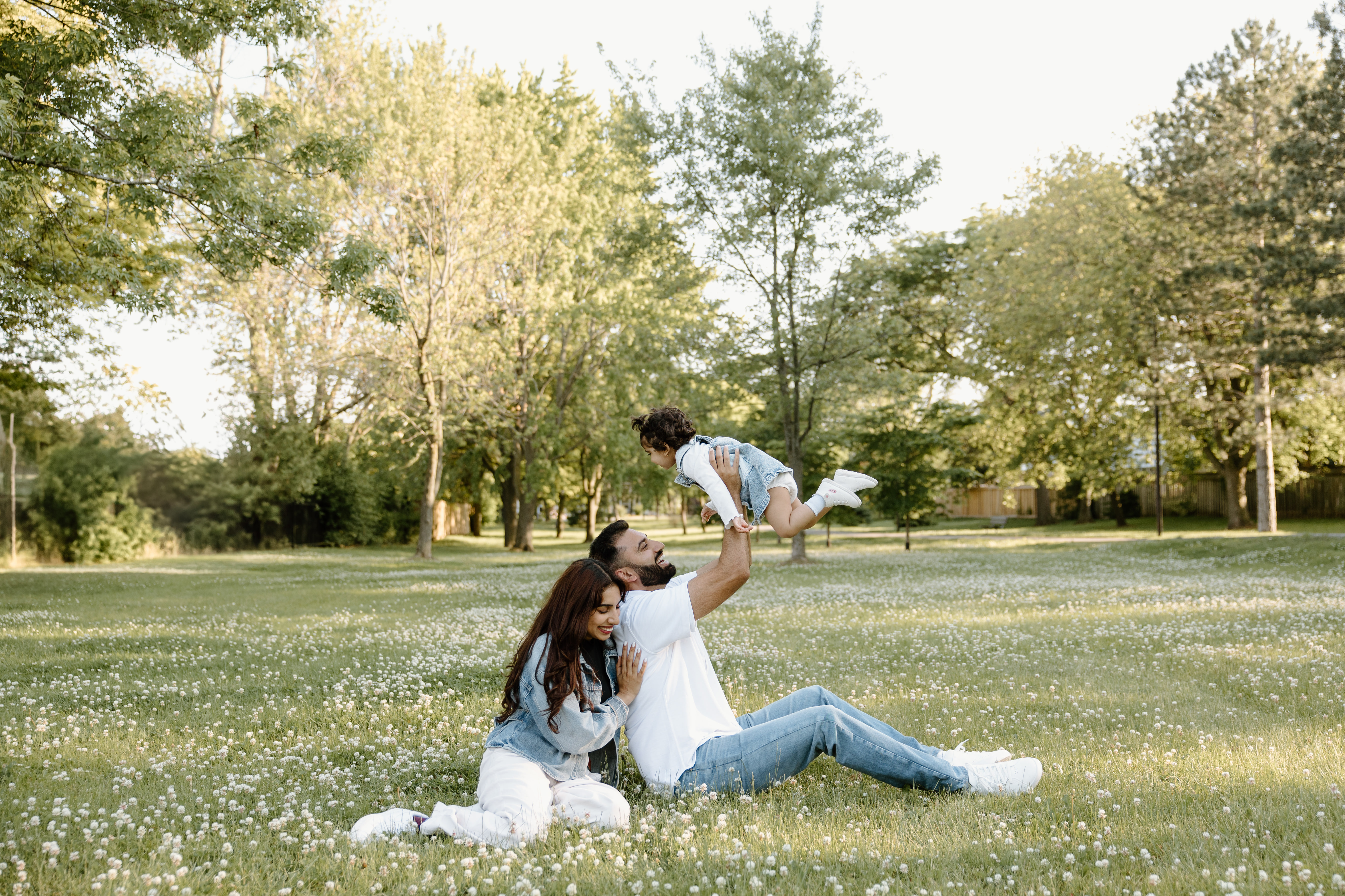 Parveen with her family